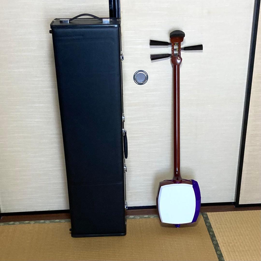 三味線 ハードケース バチ セット 初心者 練習用 入門