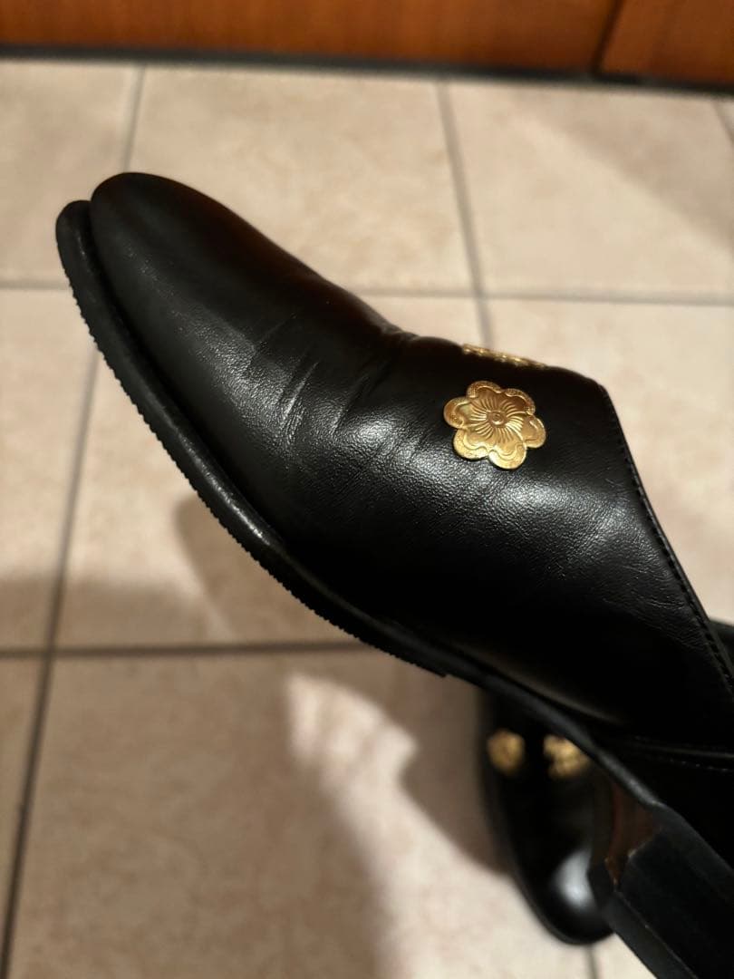 BODE Appenzeller ホース レザー チャーム ローファー シューズ