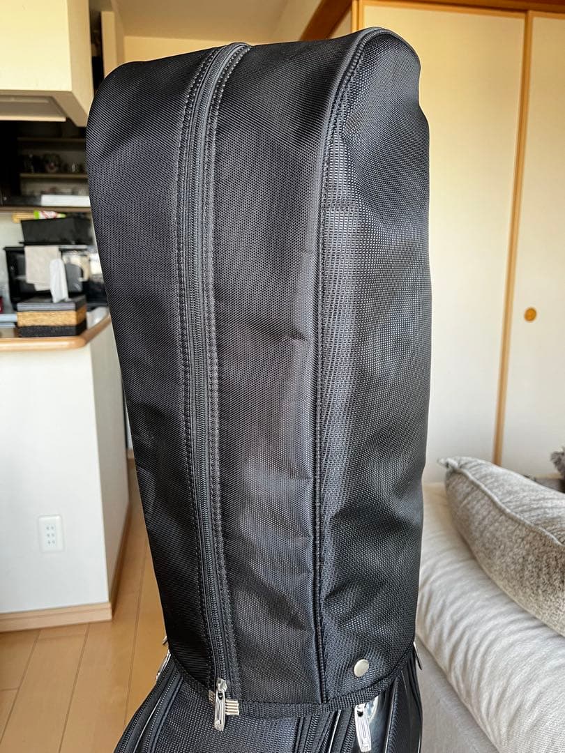 超美品adidas アディダス カートキャディバッグ 黒白