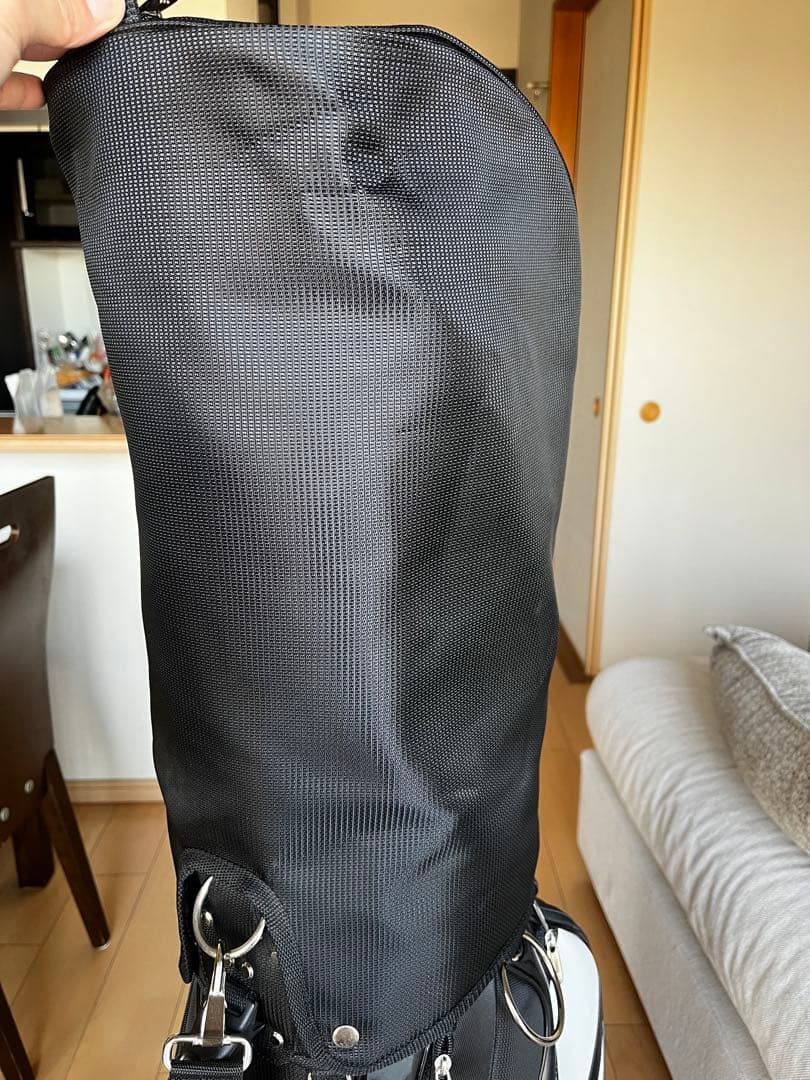 超美品adidas アディダス カートキャディバッグ 黒白