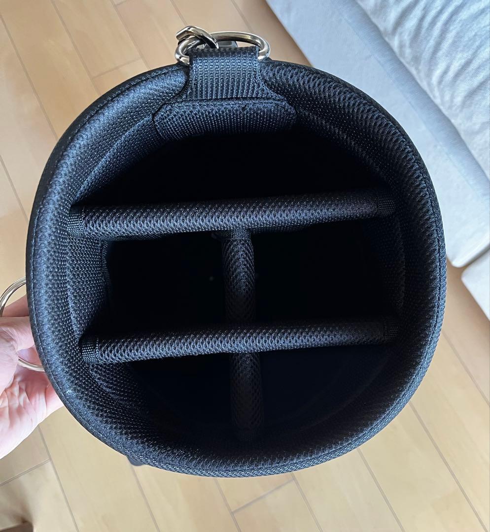 超美品adidas アディダス カートキャディバッグ 黒白