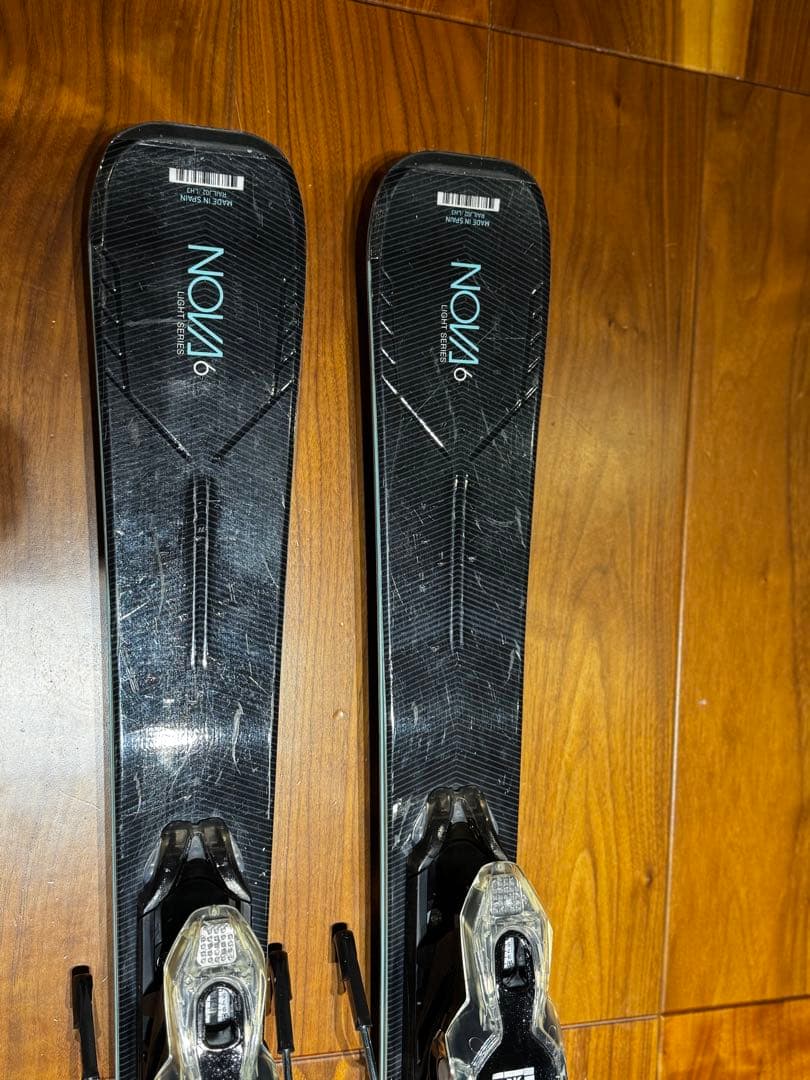 美品　ロシニョール NOVA6 スキー板セット142cm