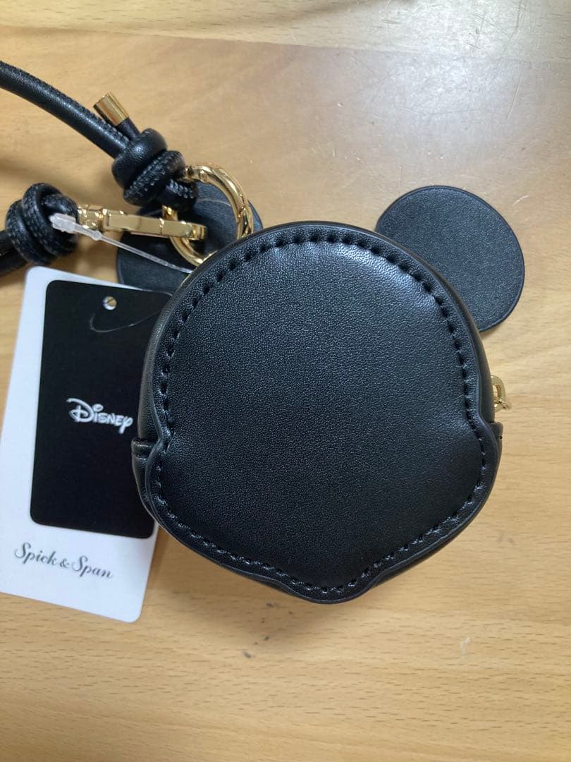 新品未使用】スピックアンドスパン 別注 ミッキーキーホルダーポーチ