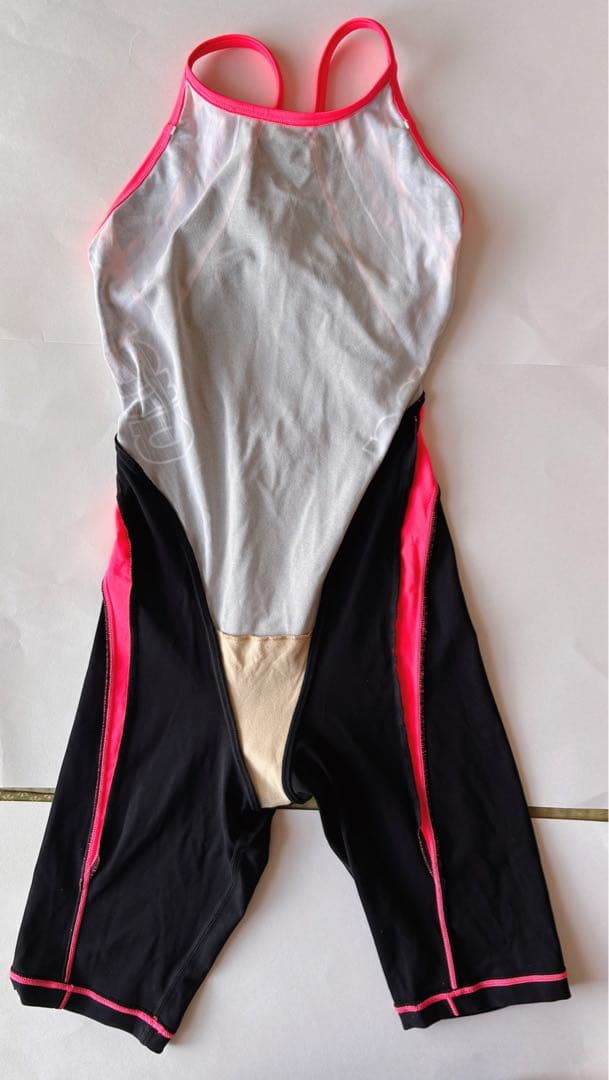 ✨美品✨arena 競泳用水着 セミロングスパッツ Sサイズ ブラック・ピンク