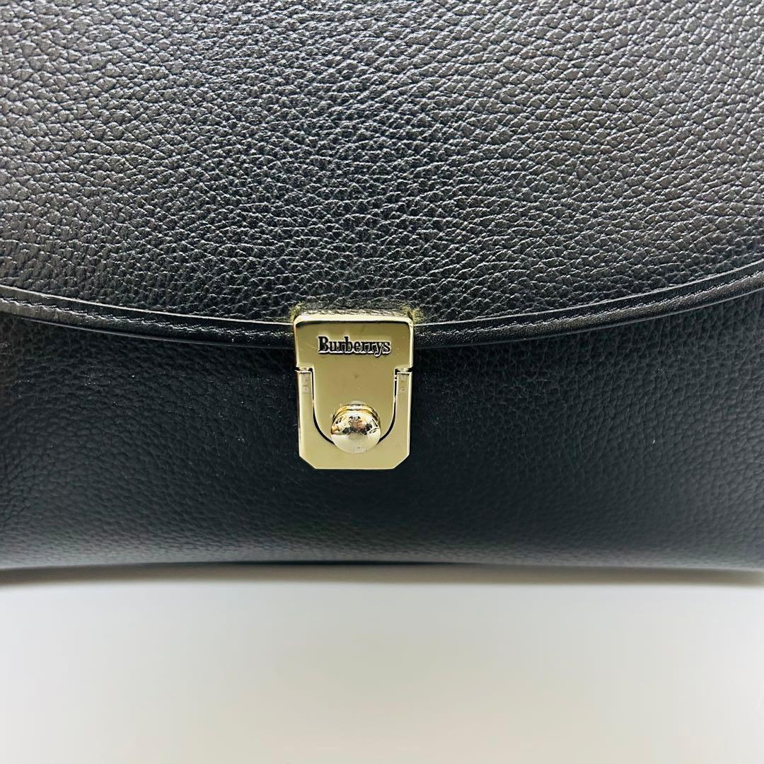 Burberry バーバリー ノバチェック ワンハンドル ハンドバッグブラック