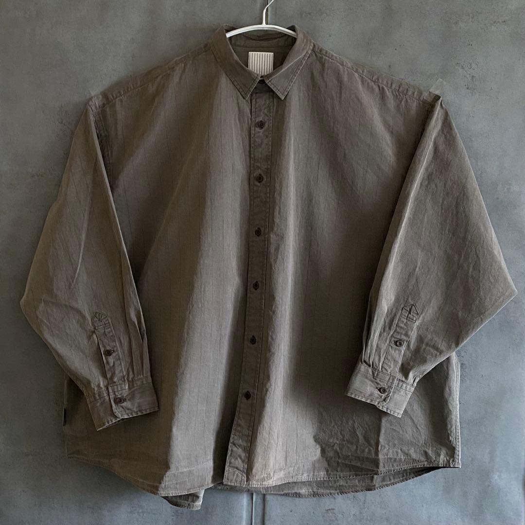 S.F.C エスエフシー ストライプフォークリエイティブ ビッグシャツ