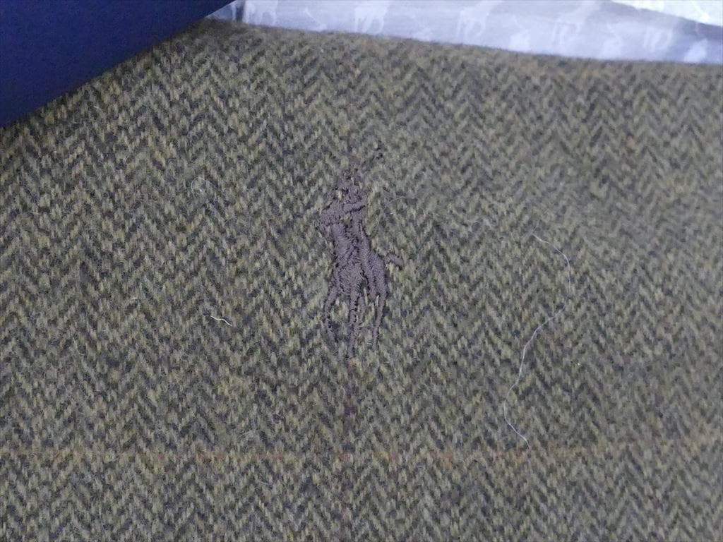 [3491］未使用　＊ポロラルフローレン＊　カシミア50％　マフラー　箱付き