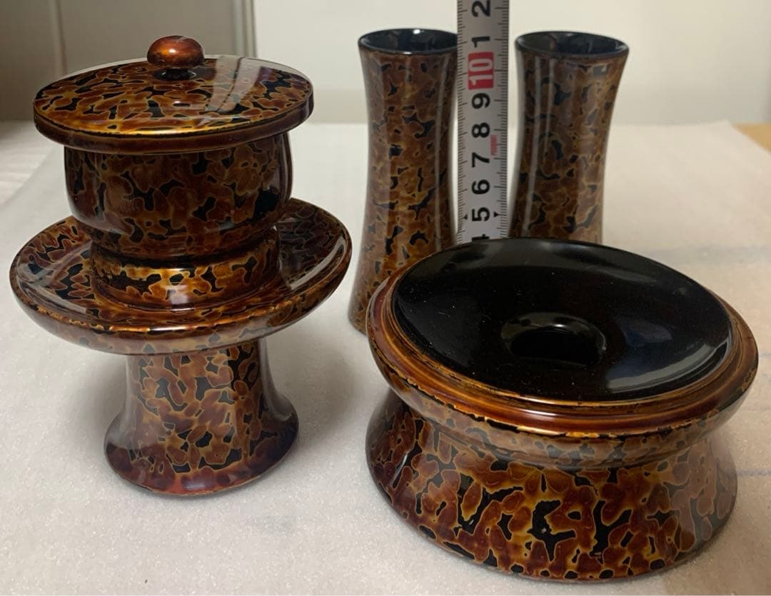 仏膳セット　(仏具、仏壇) みよし漆器本舗 仏膳セット お仏壇用 日本製 7寸 21cm 茜 仏器膳セット