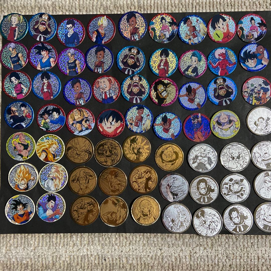 ドラゴンボール スナックメンコ メンコ 金 銀 まとめ売り - メルカリ