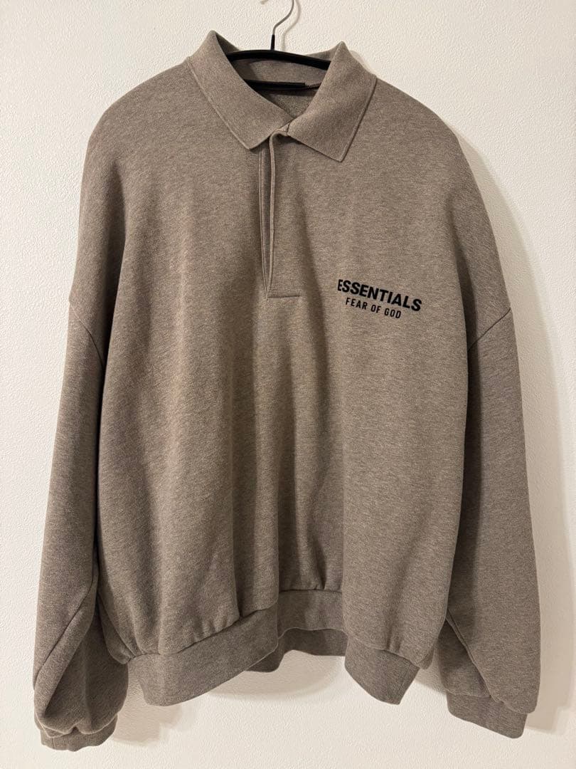 ESSENTIALS FEAR OF GOD ポロスウェット ベージュ