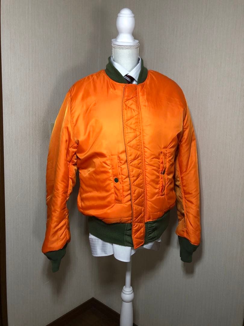 タ*ー様 ✨極美品✨ アルファインダストリーズ MA-1 フライトジャケット オ
