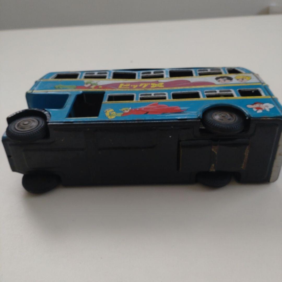 ビッグX ブリキ製 フリクション2階バス ビンテージ - メルカリ