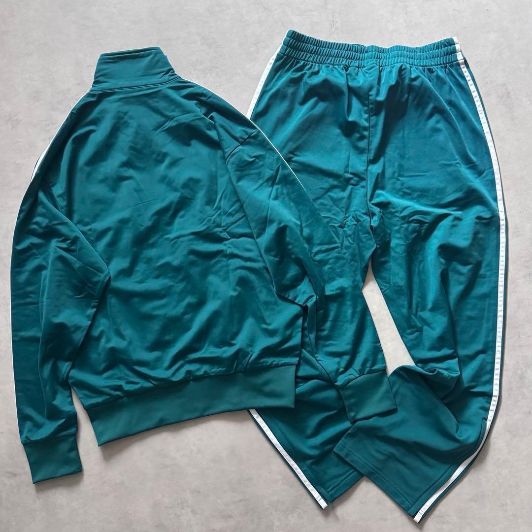 新品 2XLサイズ アディダスオリジナルス 上下セット ジャージ 緑 グリーン