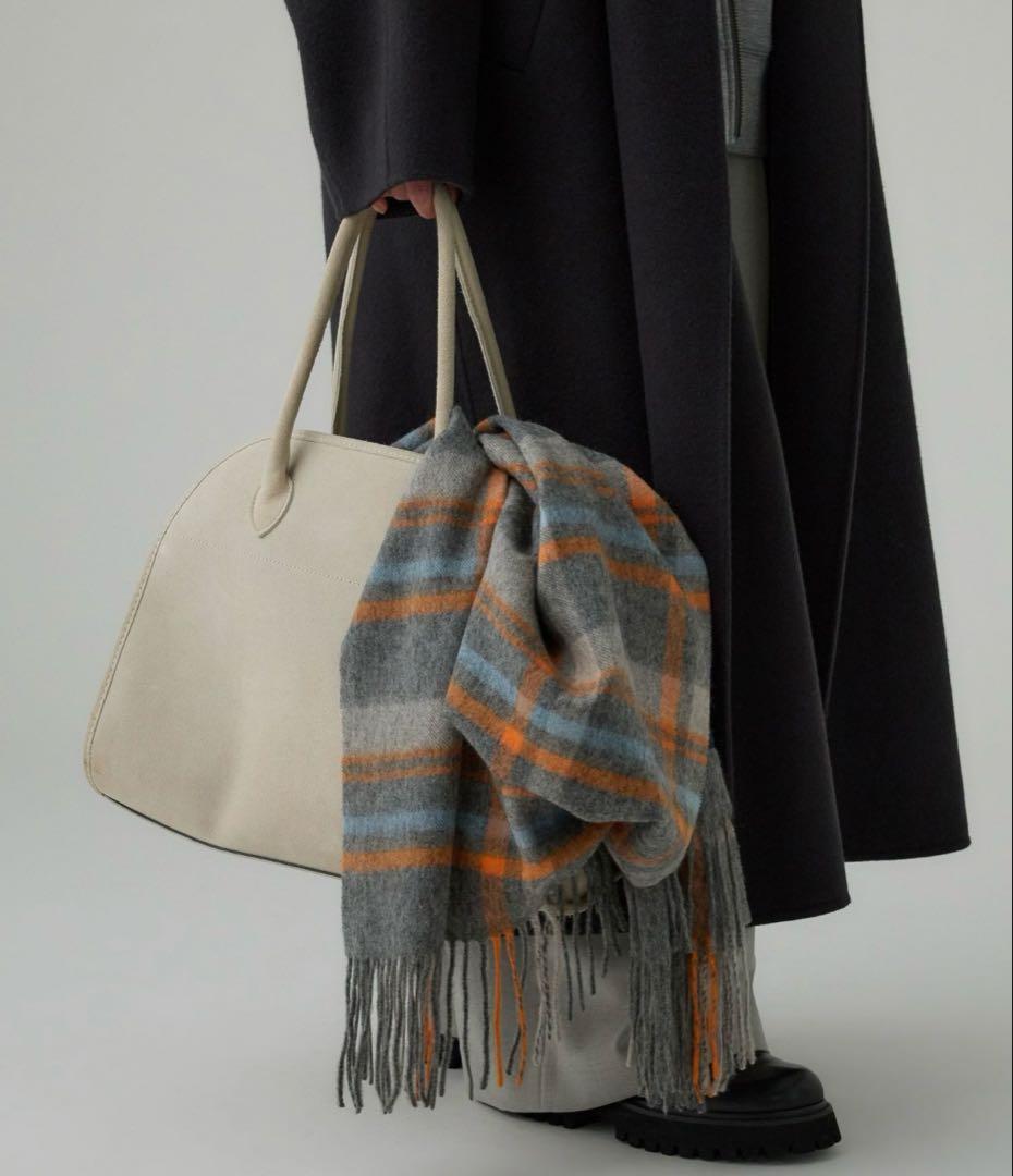 TWEEDMILL Kneerug ストール　オレンジ