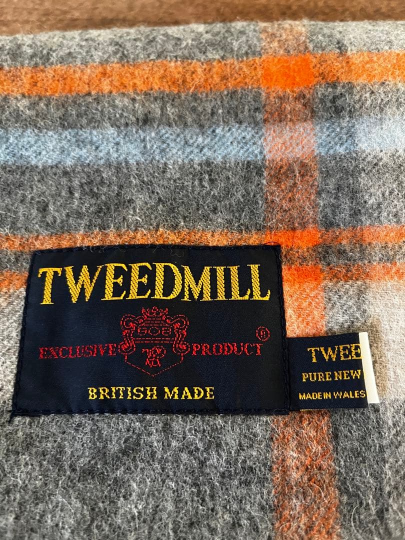 TWEEDMILL Kneerug ストール　オレンジ