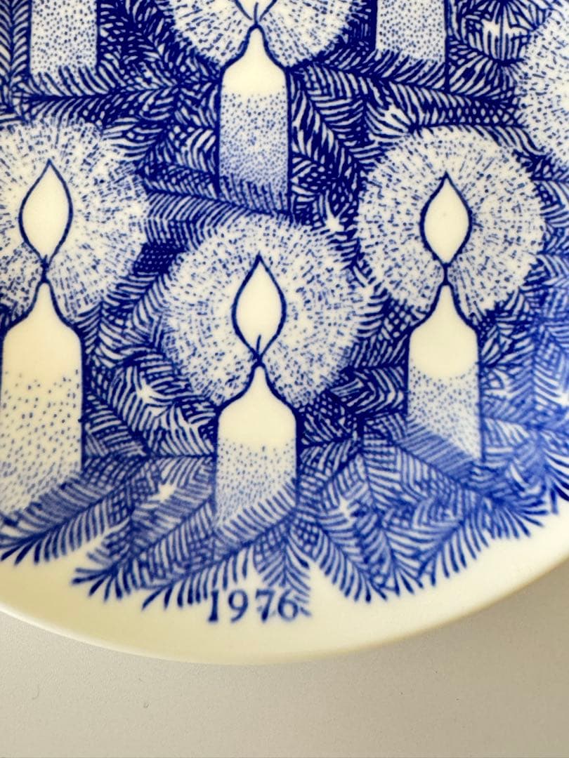 グスタフスベリ/スヴェン・ジョンソン/クリスマスイヤープレート/1976年