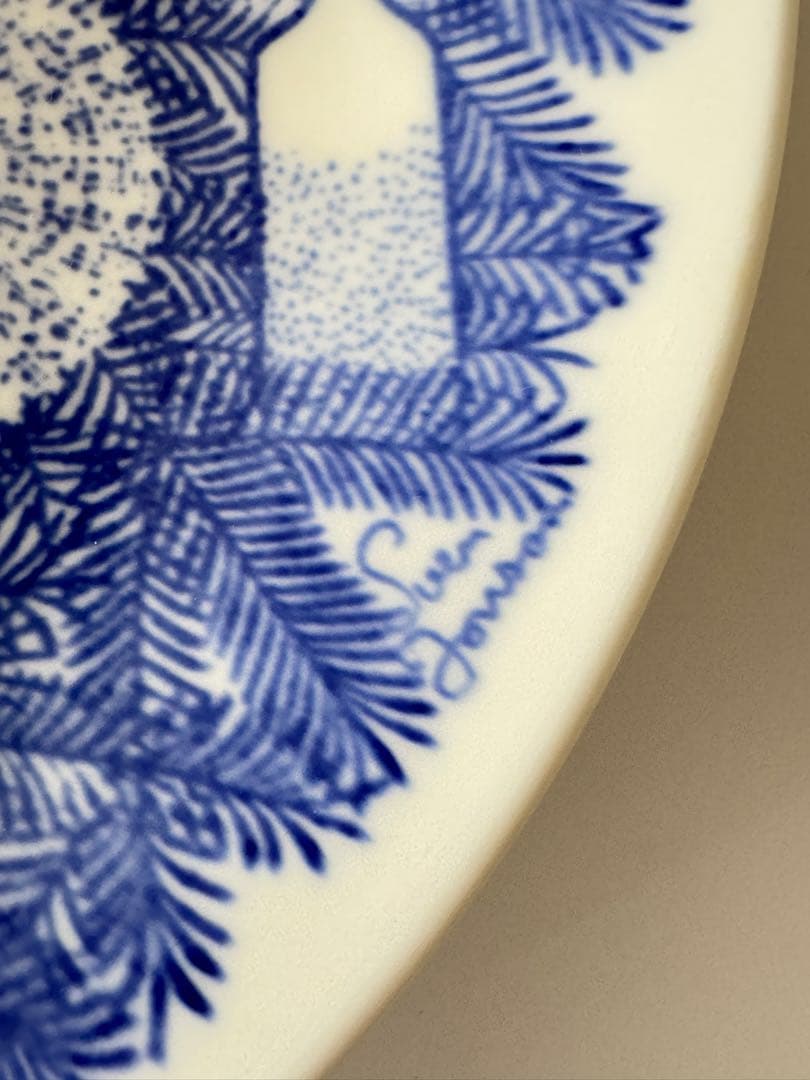 グスタフスベリ/スヴェン・ジョンソン/クリスマスイヤープレート/1976年