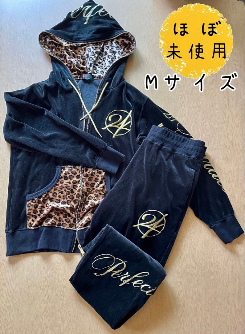 EXILE 24karats ヒョウ柄 ジャージ セットアップ ベロア - メルカリ