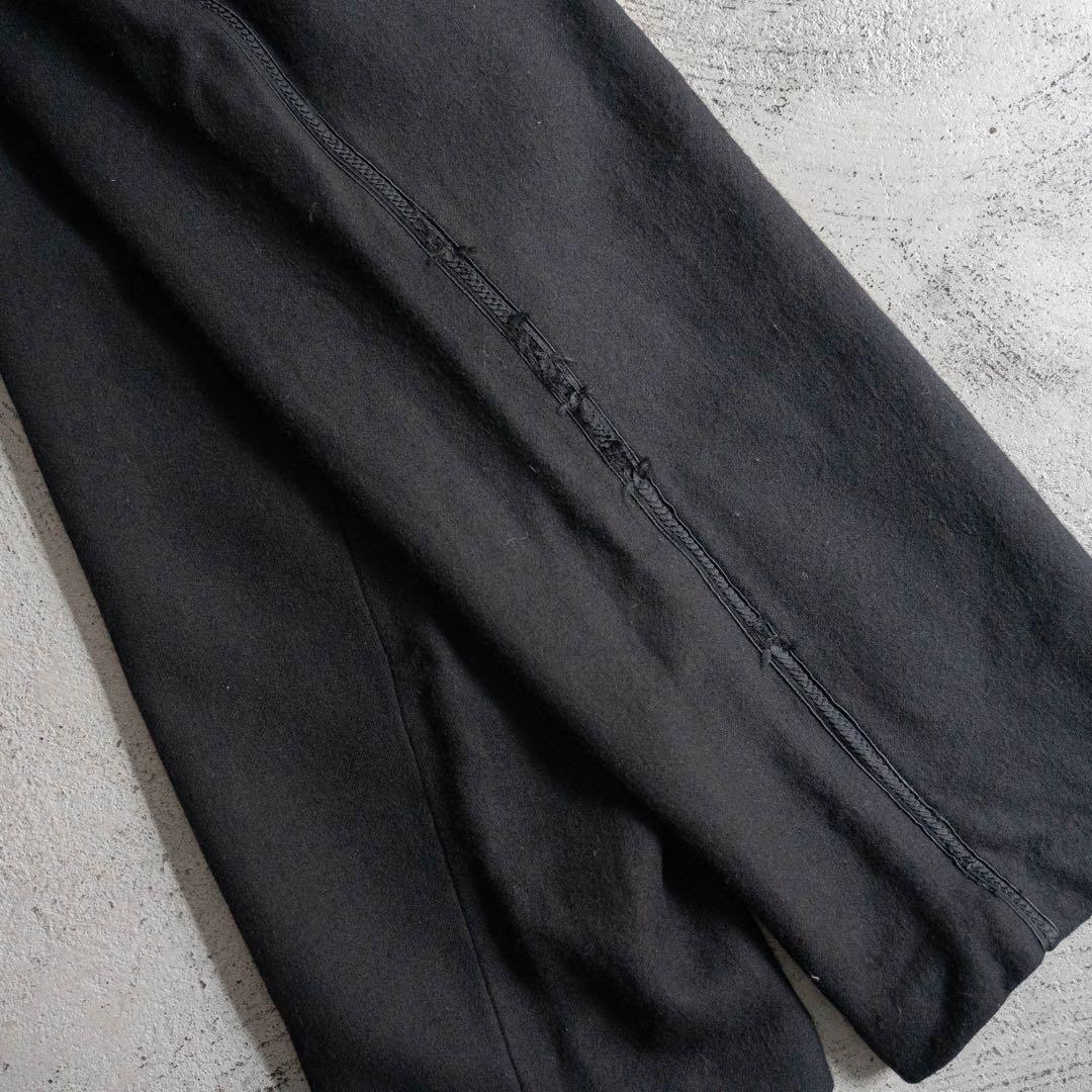 希少 50s 60s vintage ユーロ製 ウール ワイドパンツ サイド刺繍