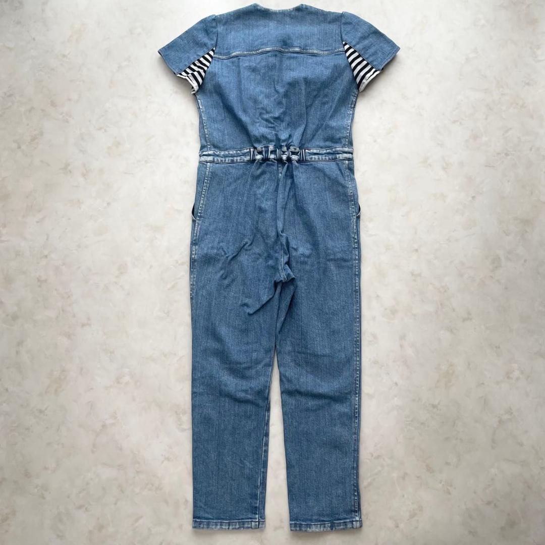 BORDERS at BALCONY デニム　つなぎ　オールインワン　Sサイズ