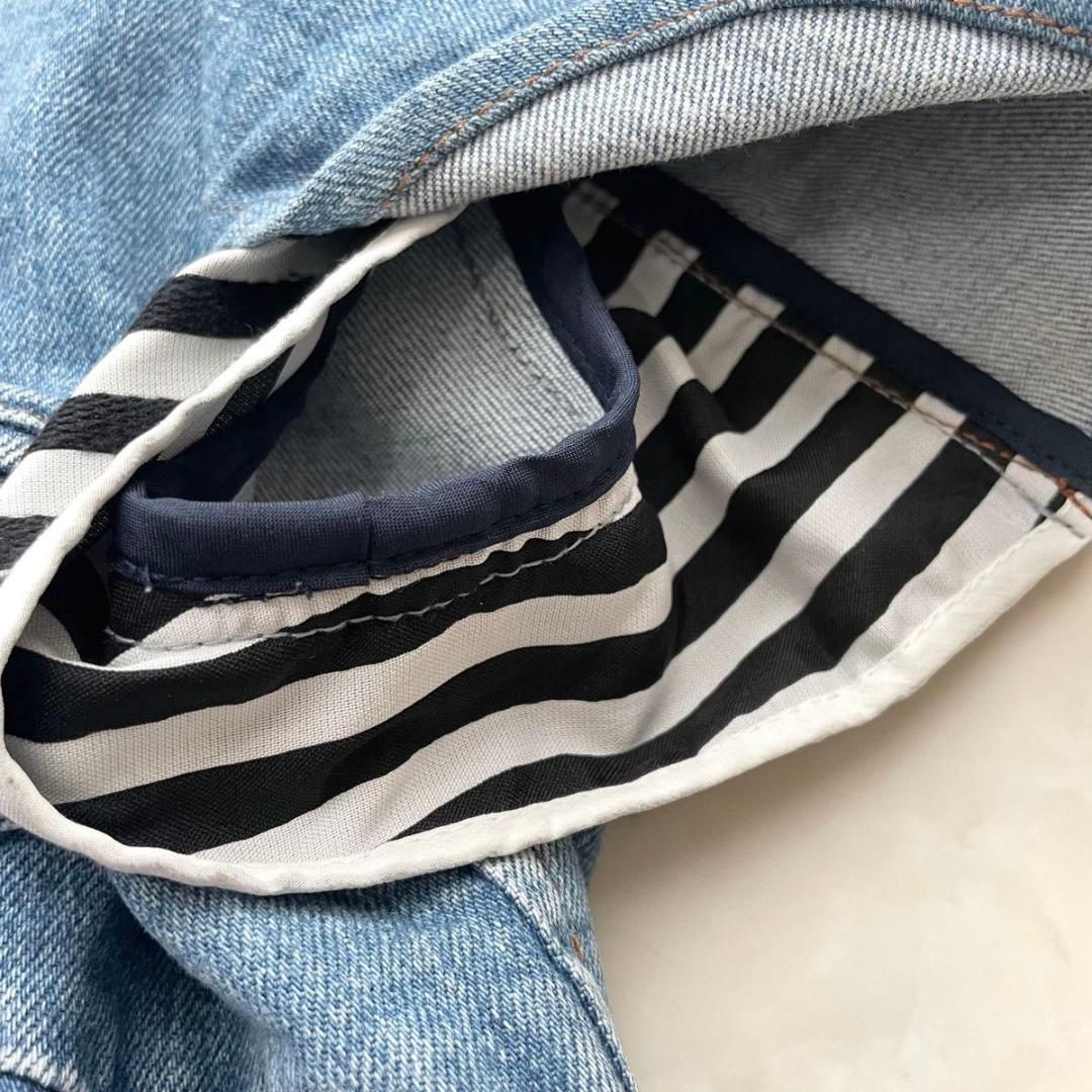 BORDERS at BALCONY デニム　つなぎ　オールインワン　Sサイズ