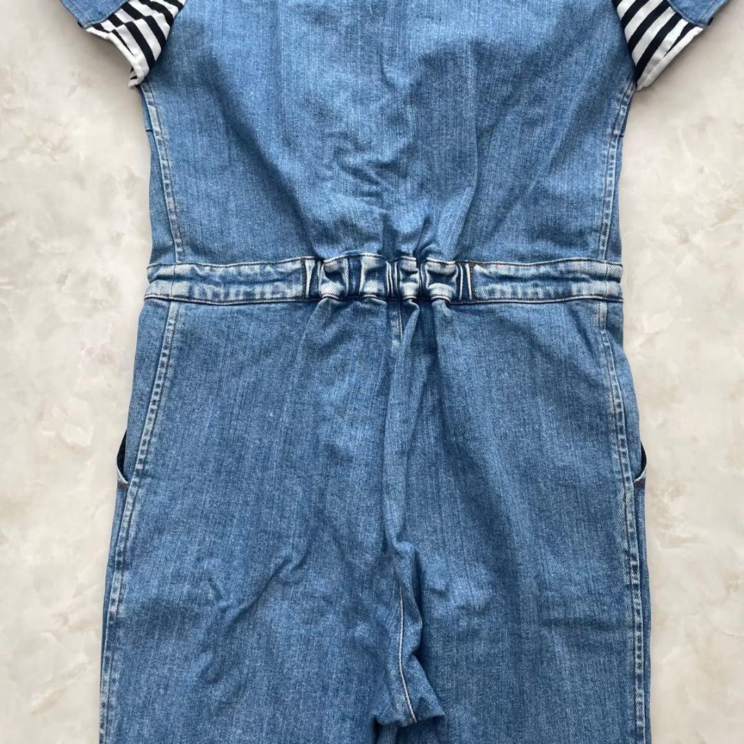 BORDERS at BALCONY デニム　つなぎ　オールインワン　Sサイズ