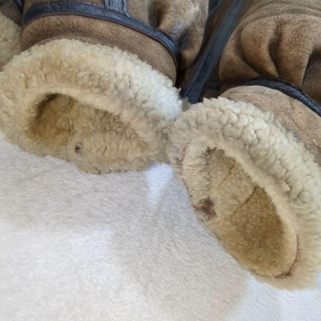 AVIREX B-3 フライトジャケット ムートン 羊革 ブラウン 38サイズ