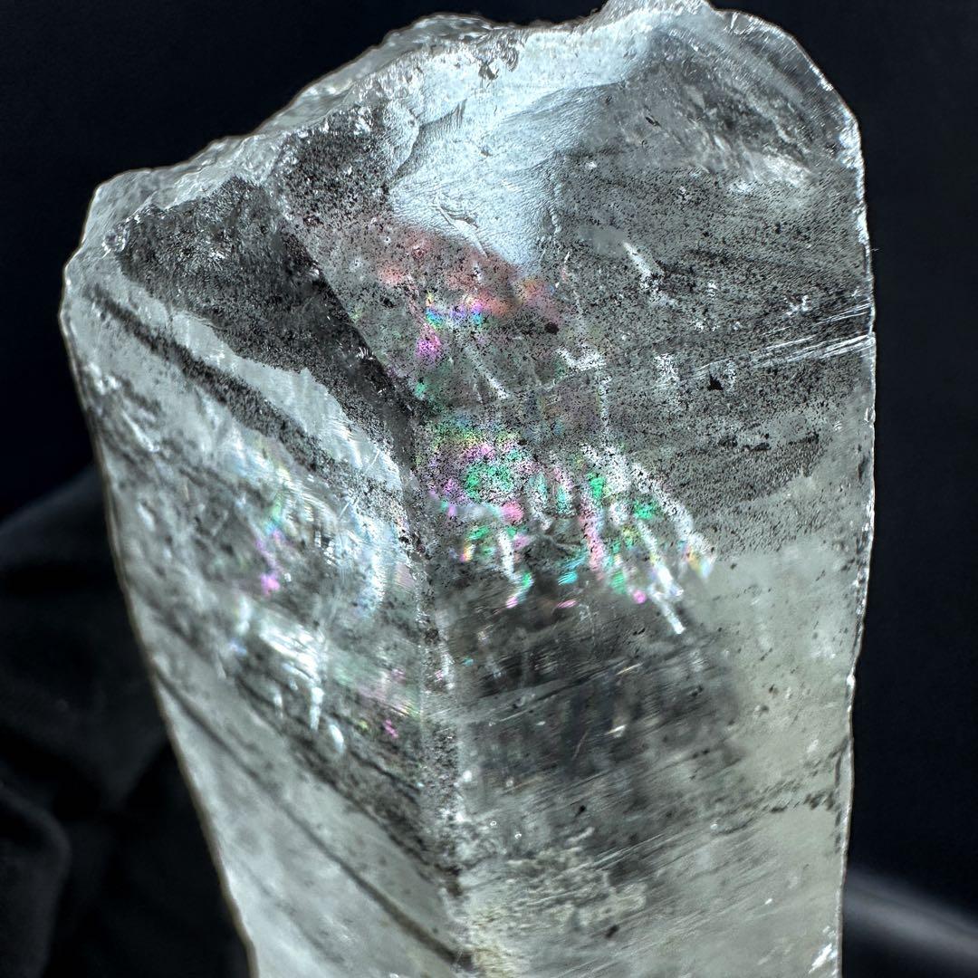 爆アレ❗️虹☆ブラックガーデンクォーツポイント ヒマラヤ水晶共生超