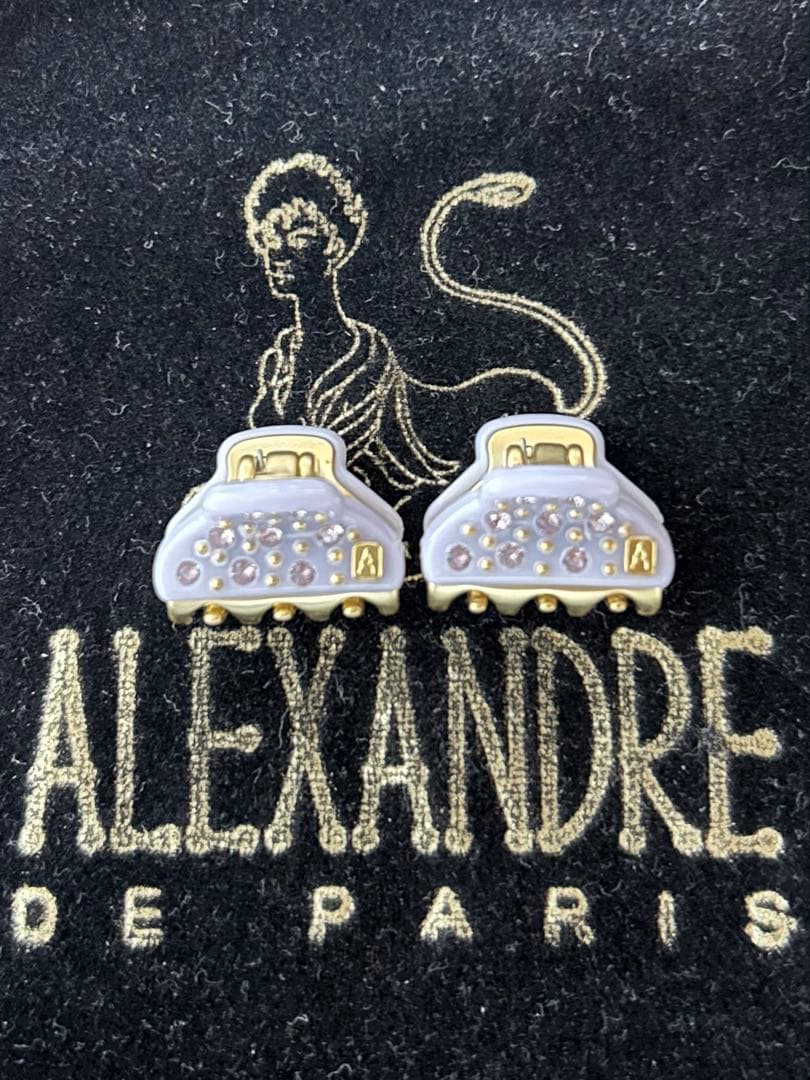 新品 アレクサンドルドゥパリ ヴァンドームクリップ 1.8㎝2個