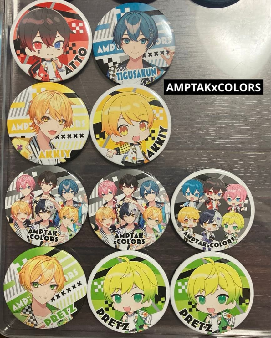 STPR缶バッジ27個とぷりっつさんのぬいぐるみ、アクスタ、キーホルダー