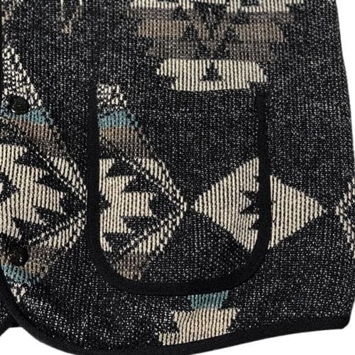 ラスト定価119900円 CALEE ビーチクロスジャケット&ベストセット 黒L