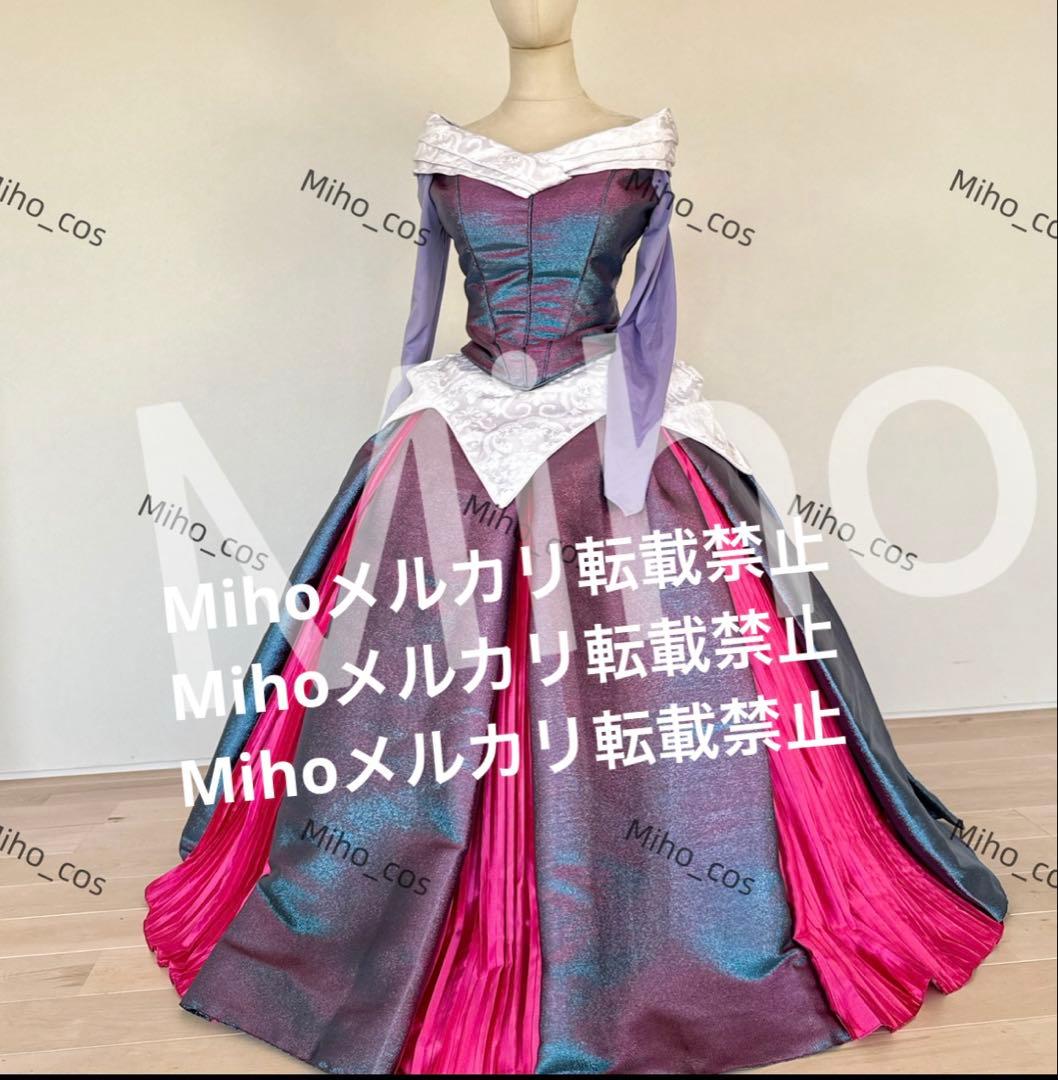 オーロラ姫 偏光ドレス 眠れる森の美女 Dハロ 大人用 - メルカリ
