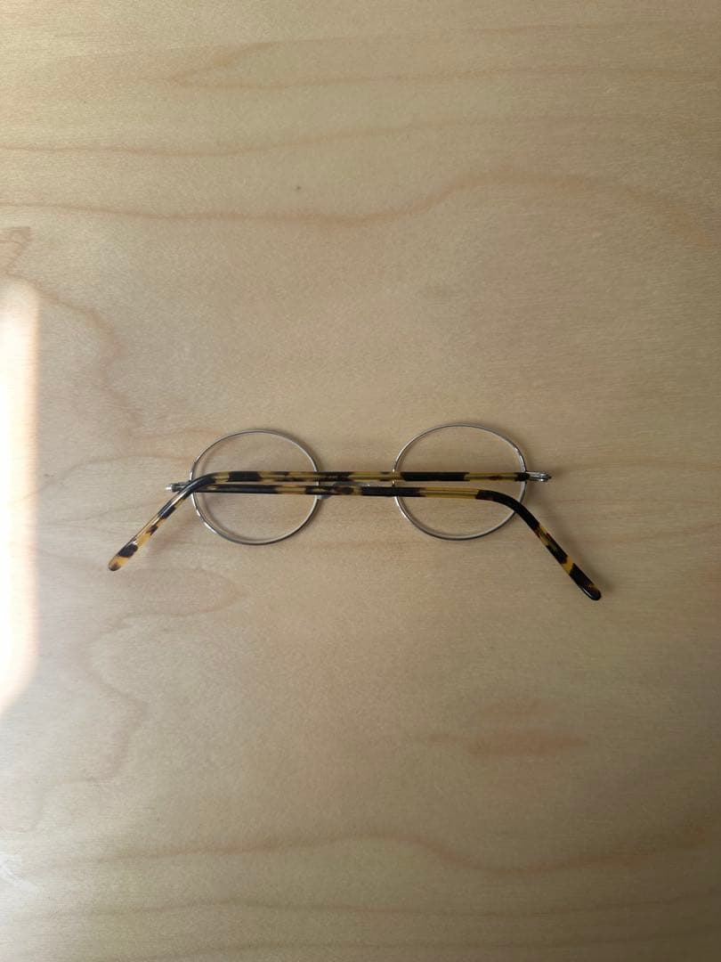 金子眼鏡　井戸多美男　シルバー　手造