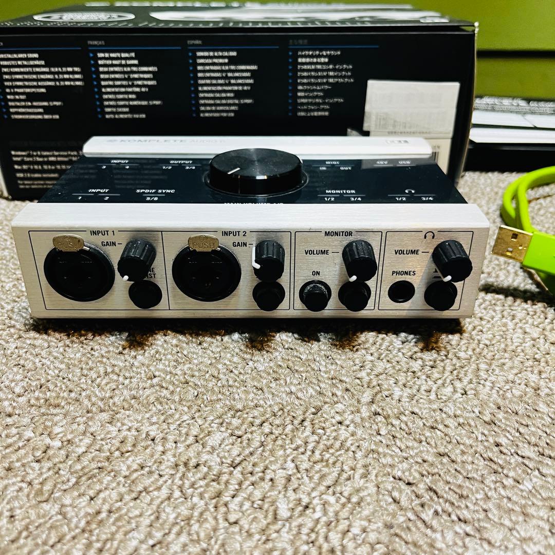 KOMPLETE AUDIO 6 オーディオインターフェイス オヤイデケーブル付