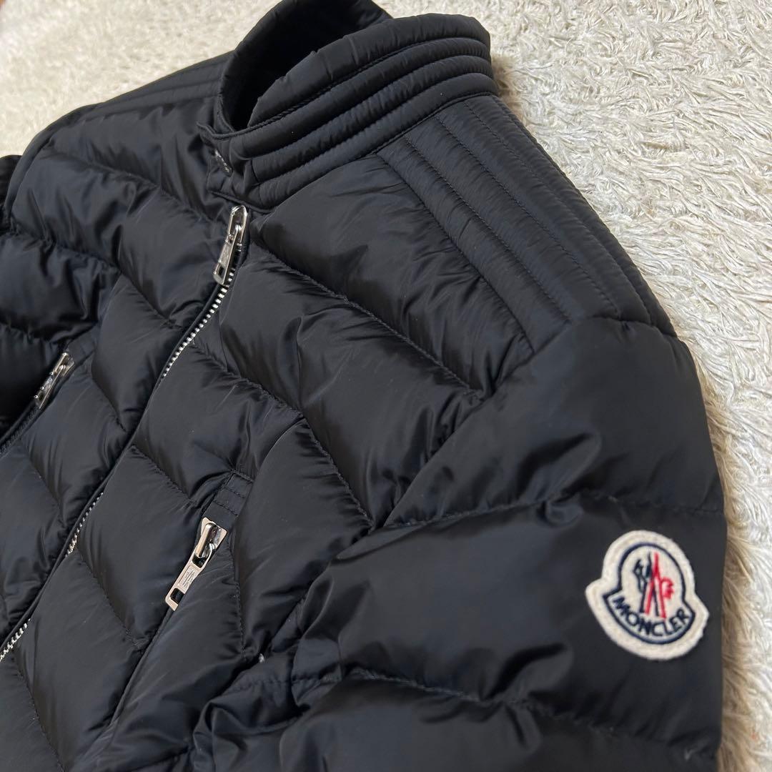希少3XL モンクレール アミオット ブラック ダウンジャケット ライダース5