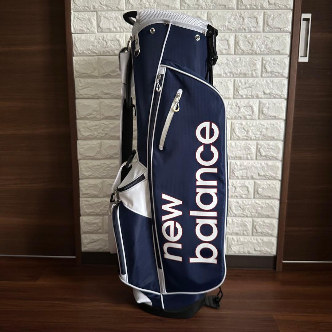 ニューバランス リップストップ 軽量 ハーフキャディバッグ 7.5型 ネイビー