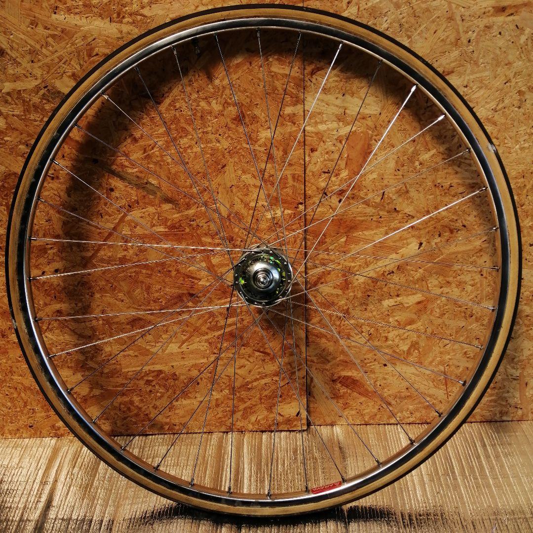 サンツアーハブ　トラックレーサー　NJS認定 前後車輪