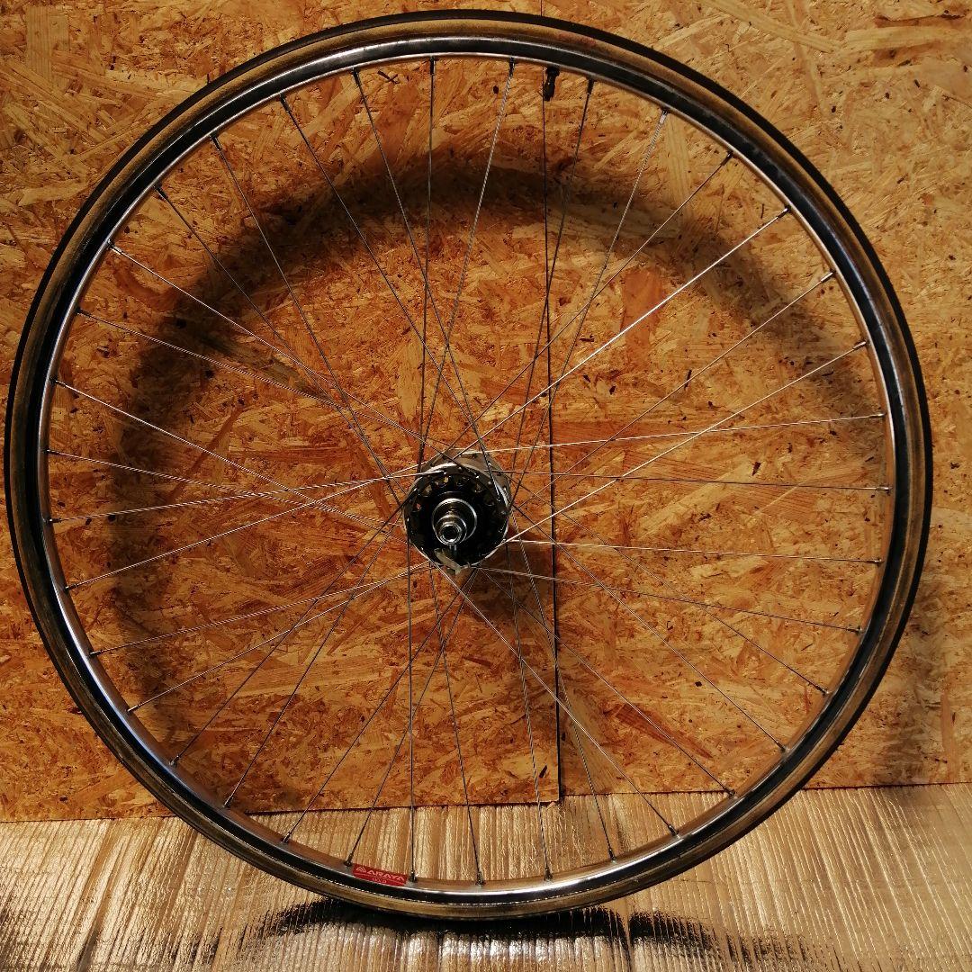 サンツアーハブ　トラックレーサー　NJS認定 前後車輪