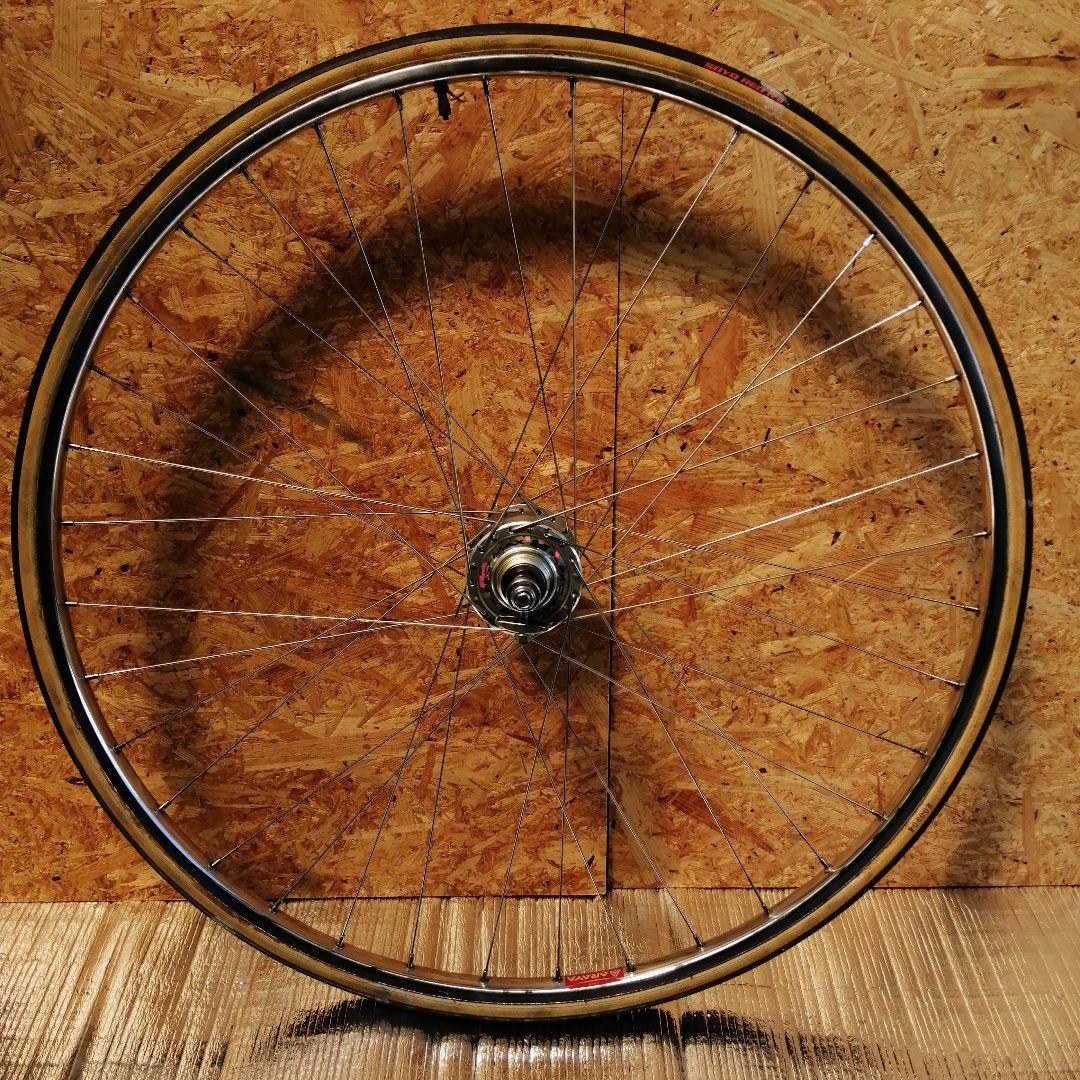 サンツアーハブ　トラックレーサー　NJS認定 前後車輪