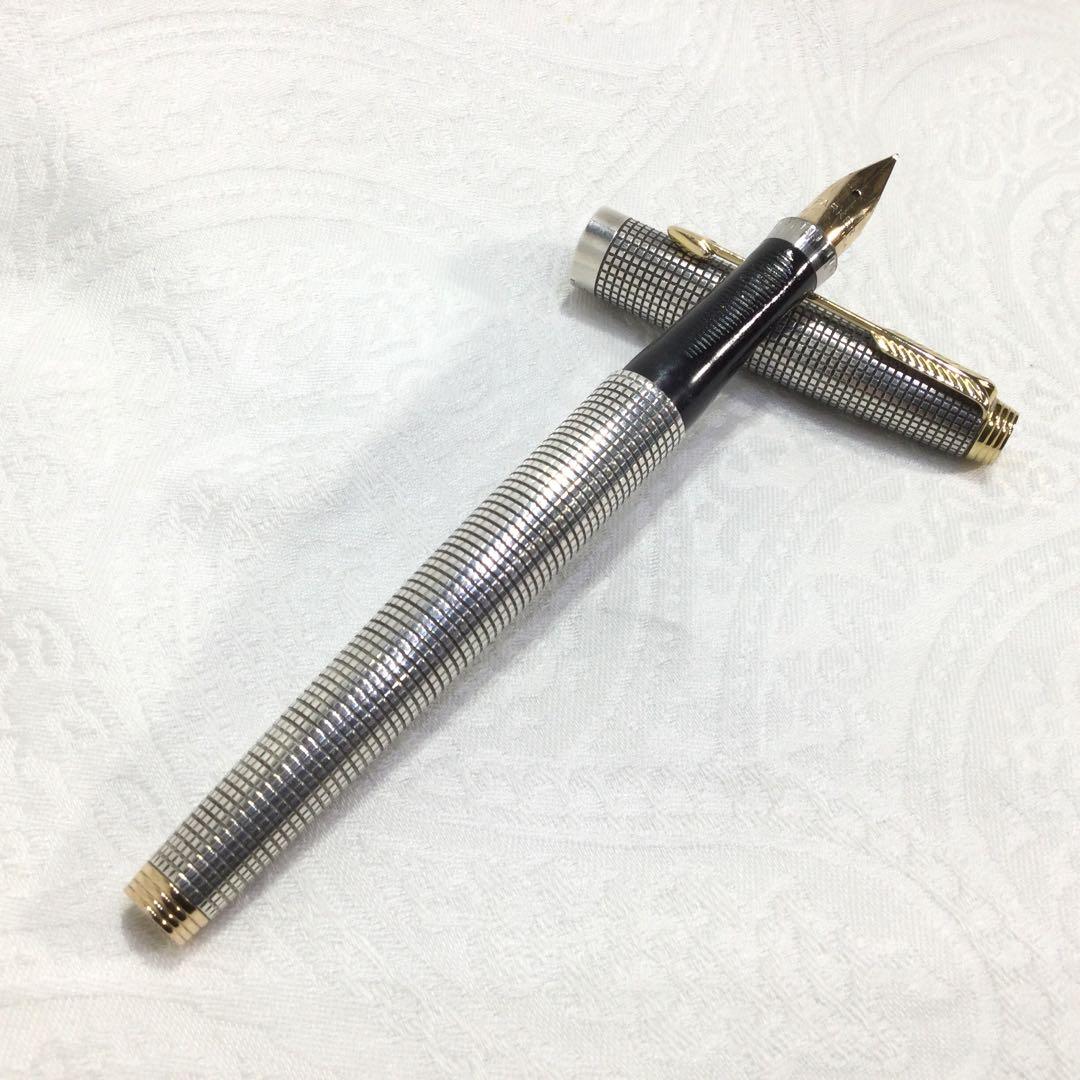 ① PARKER パーカー 万年筆 #75 シズレ スターリングシルバー F - メルカリ