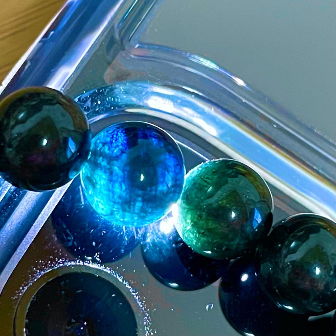 クリスマスセール‼️激レア✨インディゴライト トルマリン 8.3mm 内周16cm