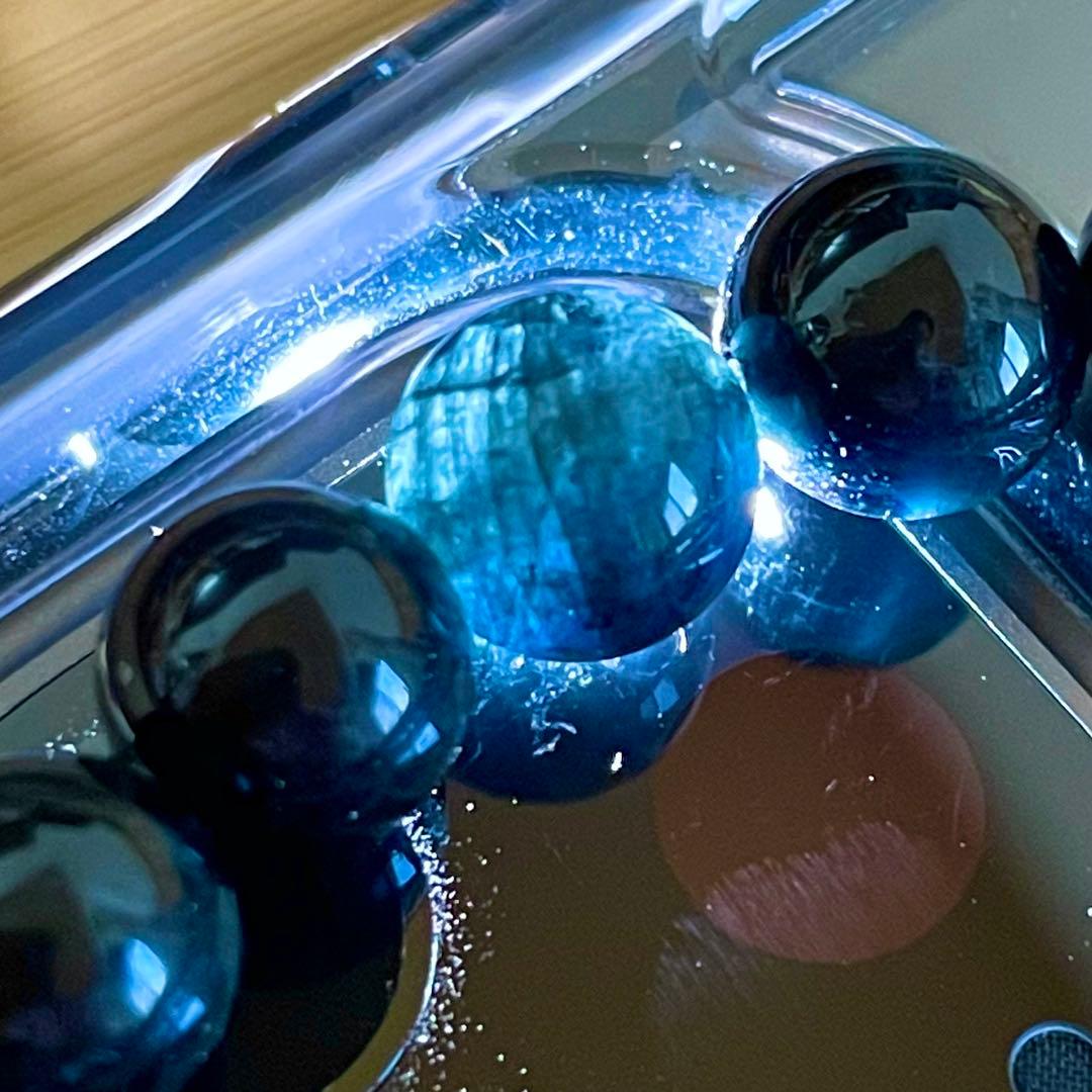 クリスマスセール‼️激レア✨インディゴライト トルマリン 8.3mm 内周16cm