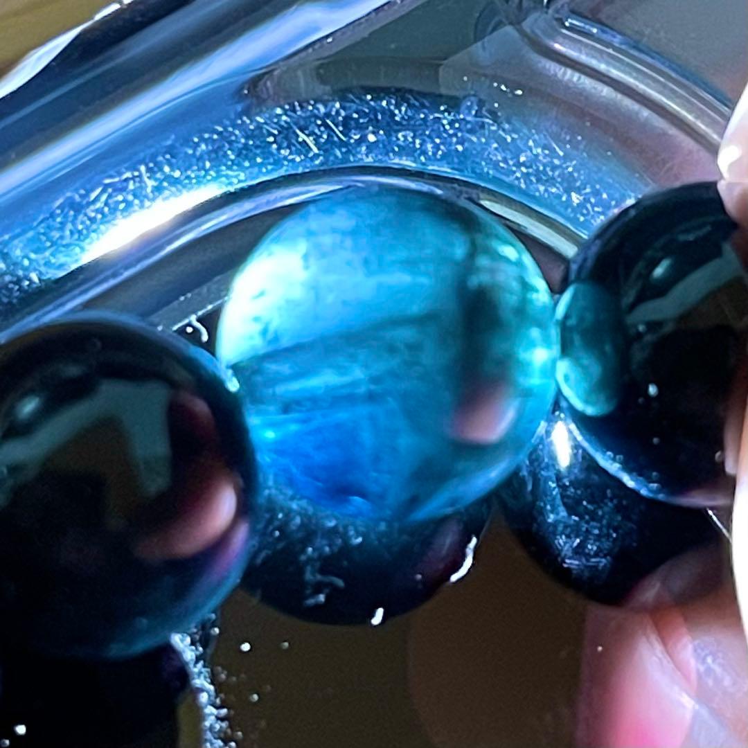 クリスマスセール‼️激レア✨インディゴライト トルマリン 8.3mm 内周16cm