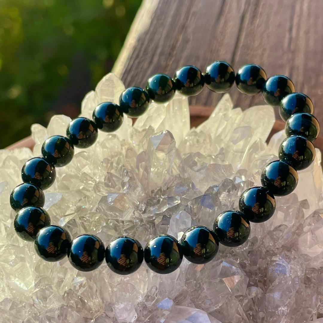 クリスマスセール‼️激レア✨インディゴライト トルマリン 8.3mm 内周16cm