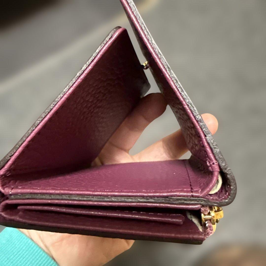 ATAO パープルレザー長財布 ミリモ