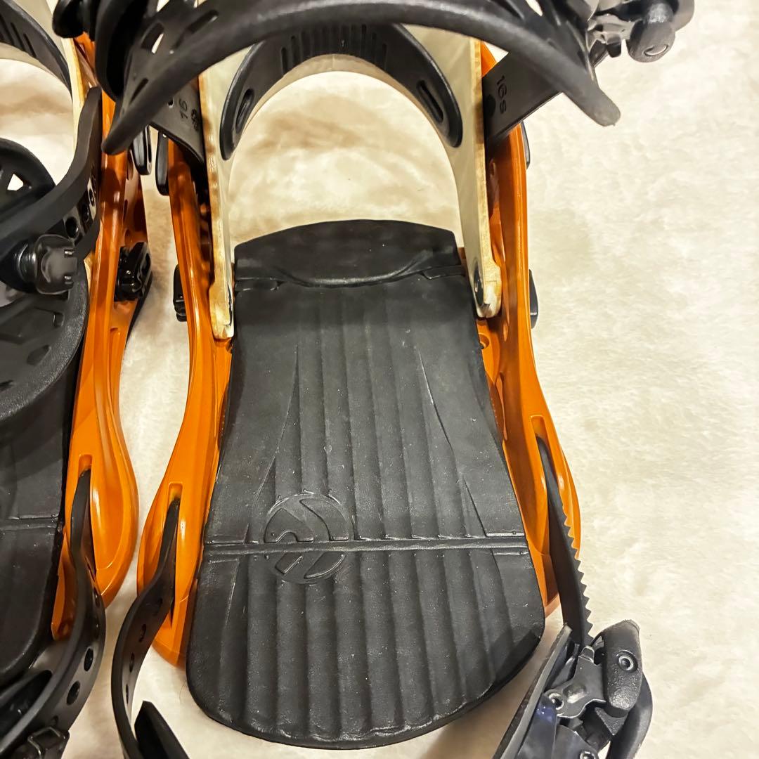 FLUX GX ビンディング sサイズ ブラック オレンジ レディース