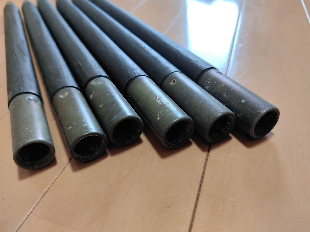 米軍 軍幕 US パップテント 2枚、ペグ10本、ポール2本