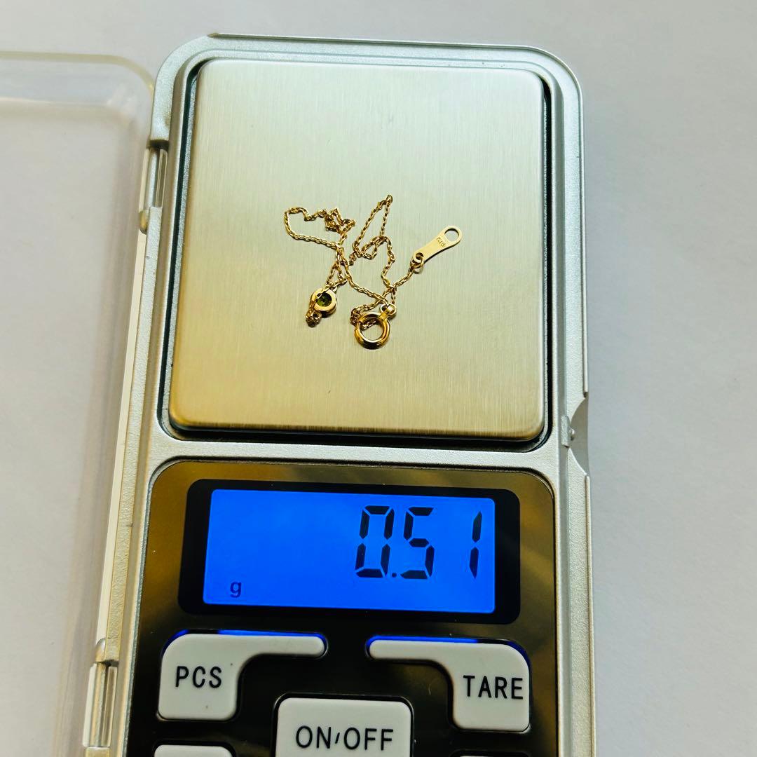 新品　デマントイドガーネット　ブレスレット　k18 18金　ミニ鑑別書あり