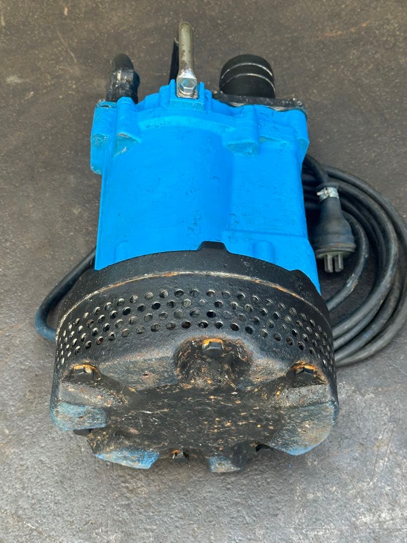 3. 鶴見水中ポンプ　KTV2-37 三相 200V 60Hz 3.7KW