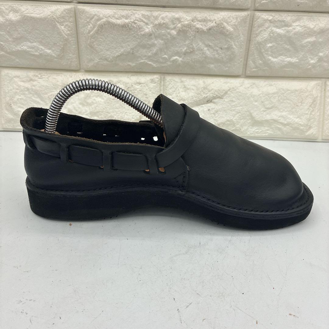 【美品】オーロラシューズ ミドルイングリッシュ 23.5 レザー ローファー 黒